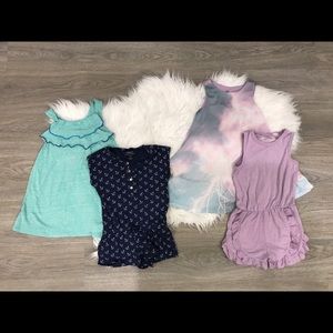 Summer Toddler Dresses and Rompers Bundle